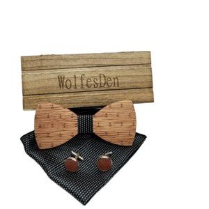 Wooden Bowtie Anchor print